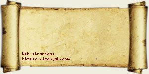 Julijana Kesegić vizit kartica